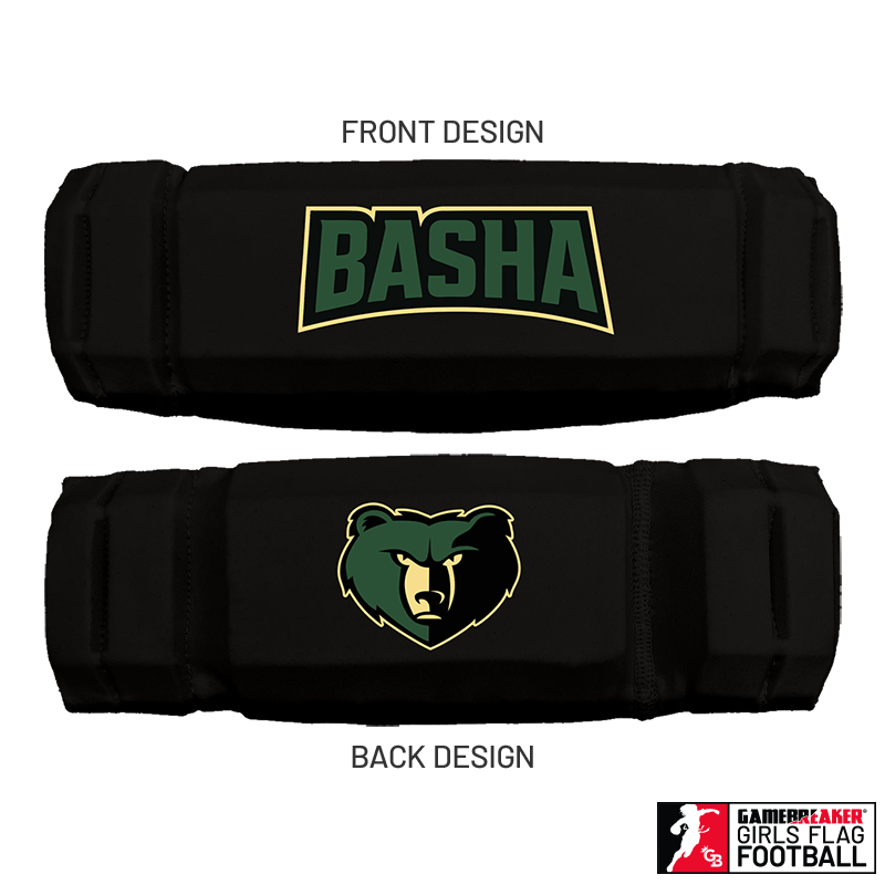 Basha High School Girls Flag Football :: AURA Headband with Free Cinch Pack and Lip Protector Mouthguard