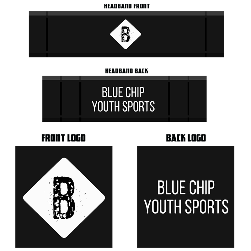BLUE CHIP YOUTH SPORTS SOCCER :: GAMEBREAKER AURA HEADBAND WITH FREE CINCH PACK