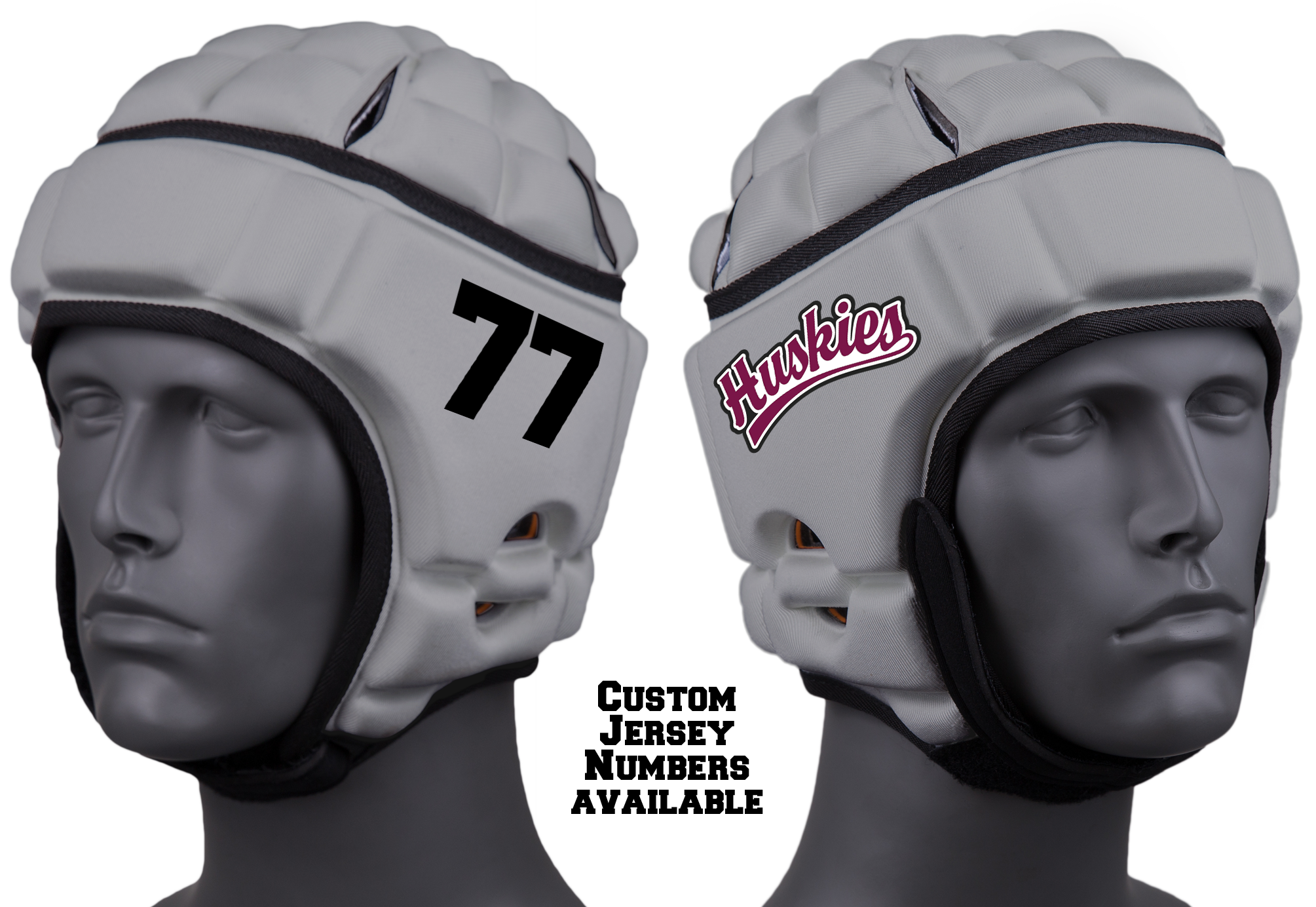 Hamilton Huskies :: GameBreaker or GameBreaker-Pro Headgear with Free Cinch Pack and Gamebreaker Lip Protector Mouthpiece