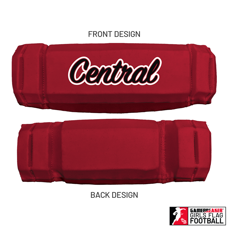 Hunterdon Central Girls Flag Football :: AURA Headband with Free Cinch Pack and GameBreaker Lip Protector Mouthpiece