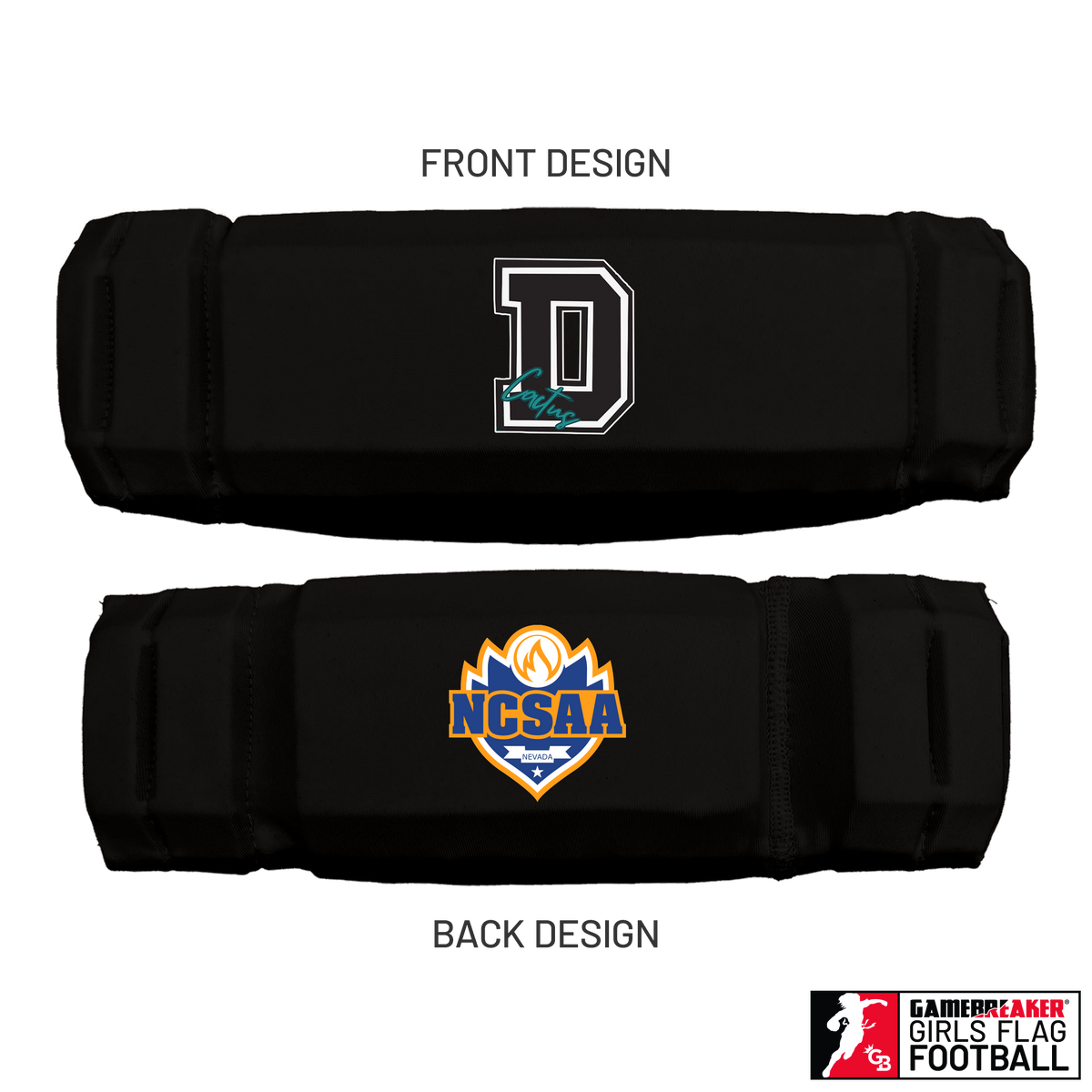 NCSAA - Doral Academy Cactus :: AURA Headband with Free Cinch Pack and GameBreaker Lip Protector Mouthpiece