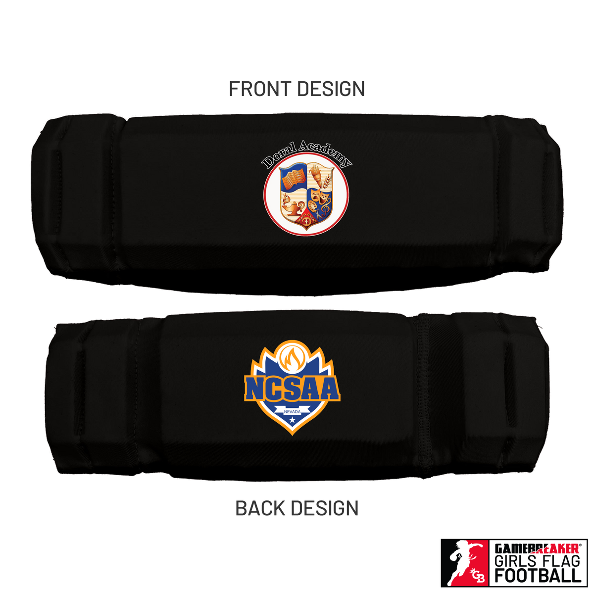 NCSAA - Doral Academy Pebble :: AURA Headband with Free Cinch Pack and GameBreaker Lip Protector Mouthpiece
