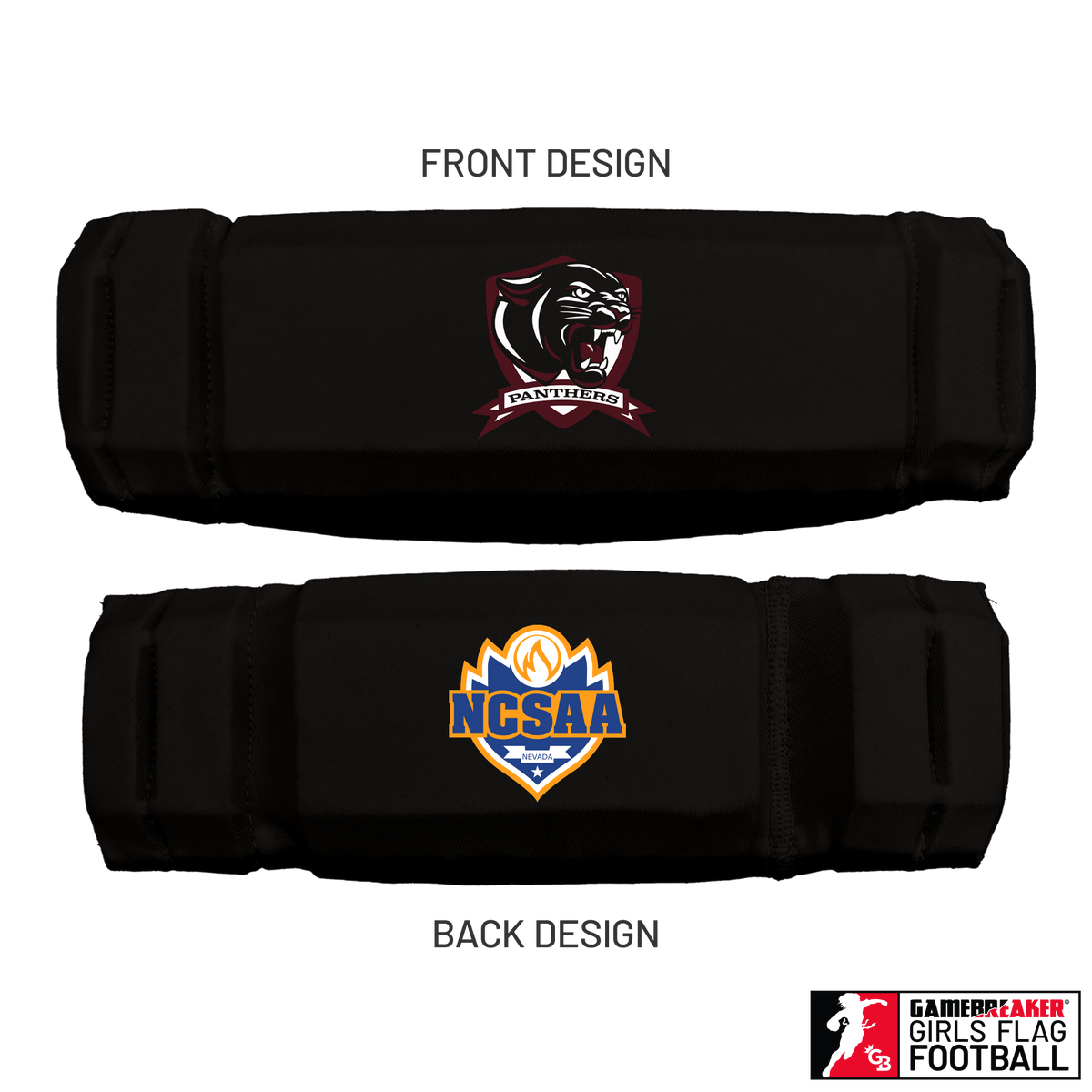 NCSAA - Pinecrest Panthers :: AURA Headband with Free Cinch Pack and GameBreaker Lip Protector Mouthpiece