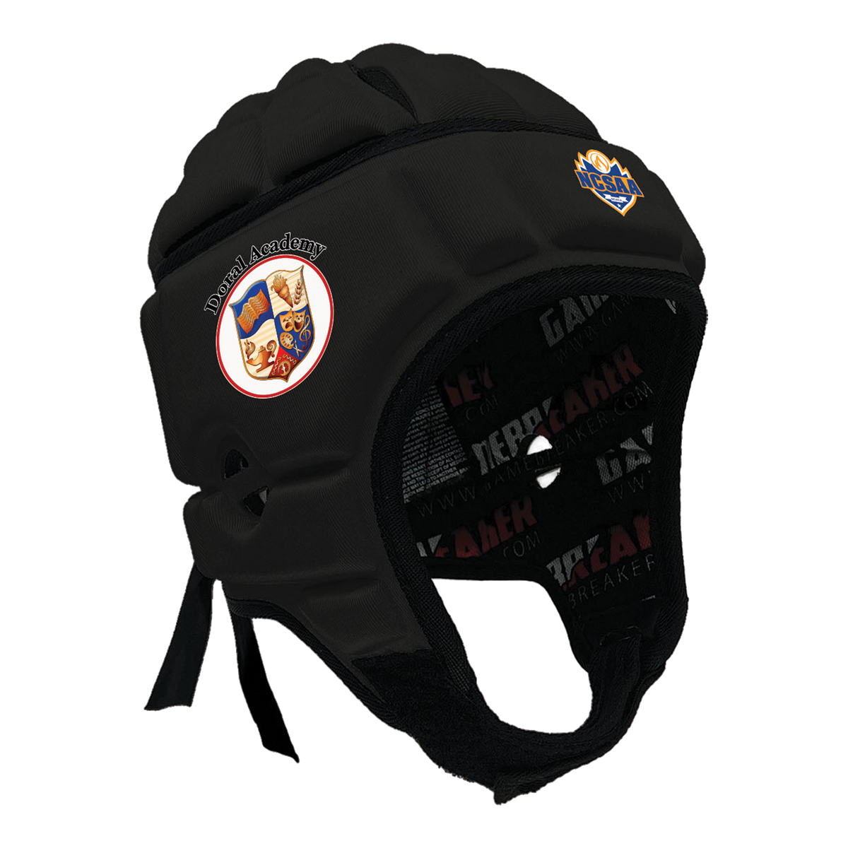NCSAA - Doral Academy Pebble :: GameBreaker or GameBreaker-Pro Headgear with Free Cinch Pack and Gamebreaker Lip Protector Mouthpiece
