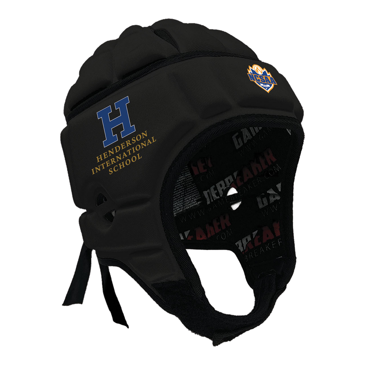 NCSAA - Henderson International School :: GameBreaker or GameBreaker-Pro Headgear with Free Cinch Pack and Gamebreaker Lip Protector Mouthpiece
