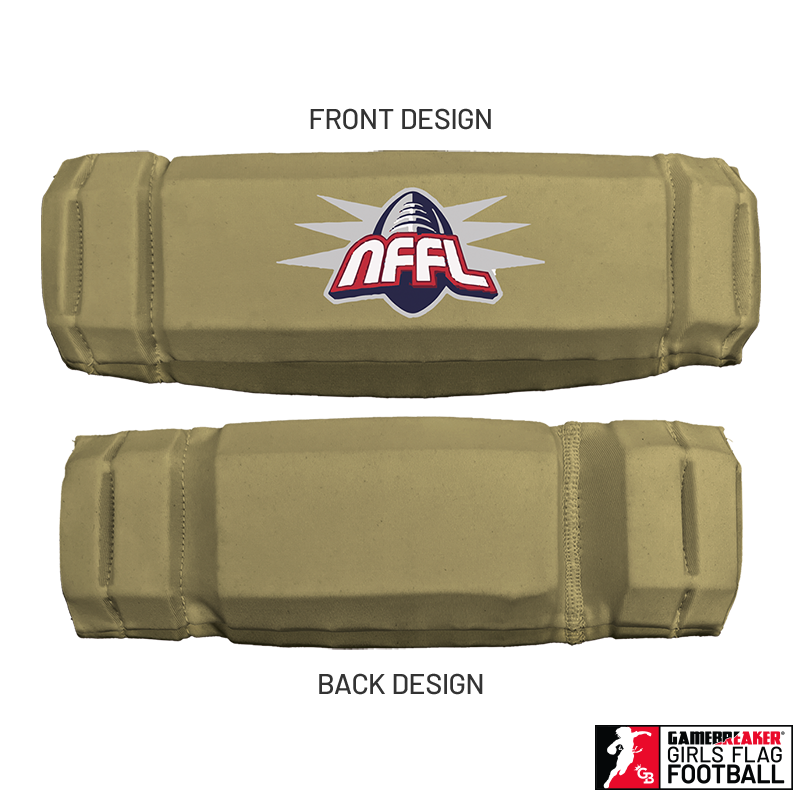 NARRAGANSETT FLAG FOOTBALL :: AURA GIRLS FLAG FOOTBALL HEADBAND WITH FREE CINCH PACK AND LIP PROTECTOR MOUTH PIECE