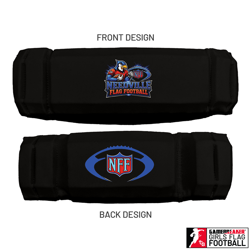 Needville Flag Football :: AURA Headband with Free Custom Cinch Pack and Gamebreaker Lip Protector Mouthpiece
