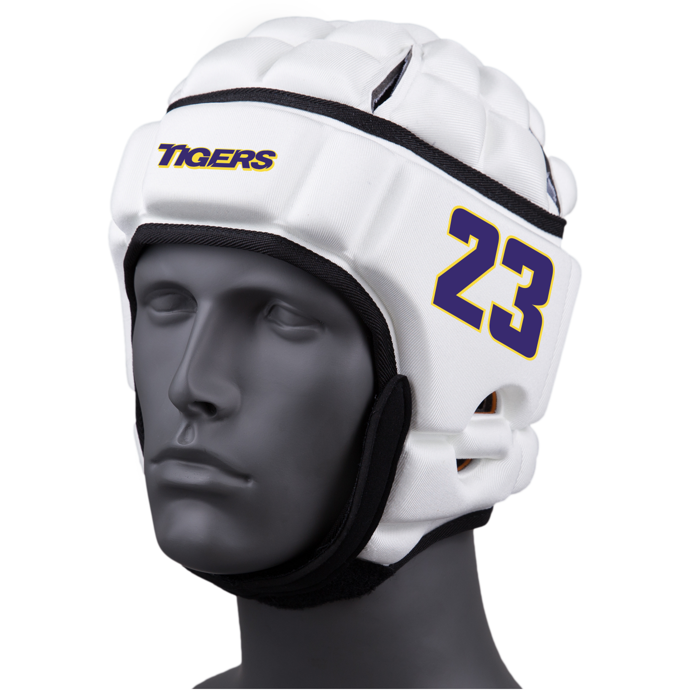 PROSPER WHITE TIGERS :: GAMEBREAKER OR GAMEBREAKER-PRO HEADGEAR WITH FREE CINCH PACK AND Gamebreaker Lip Protector Mouthpiece