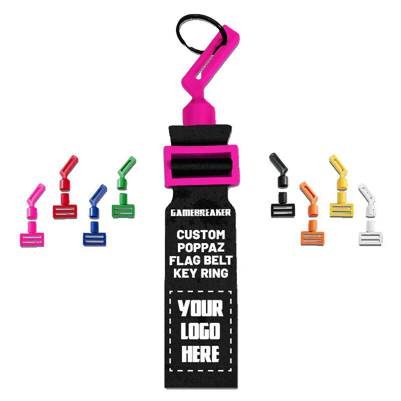 Custom Poppaz Flag Belt Key Ring by GameBreaker