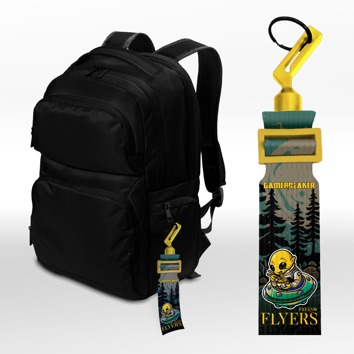 Custom Poppaz Flag Belt Key Ring by GameBreaker