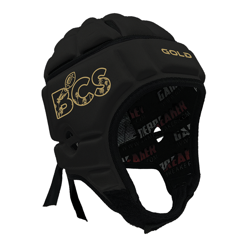 BCS Gold Flag Football :: GameBreaker or GameBreaker-Pro Headgear with Free Cinch Pack and Lip Protector Mouthguard