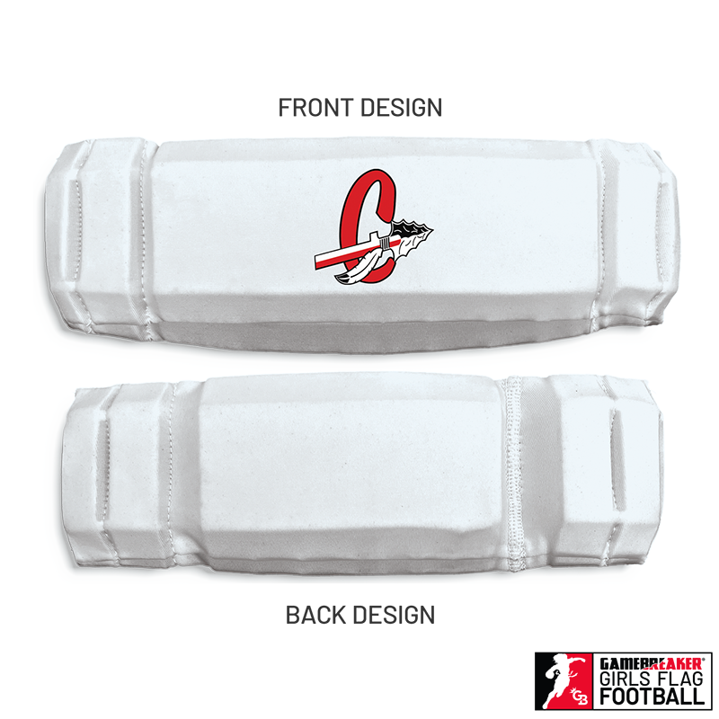 Cherokee - Cherokee Recreation & Parks Youth Girls Flag Football :: AURA Headband with Free Cinch Pack and GameBreaker Lip Protector Mouthpiece