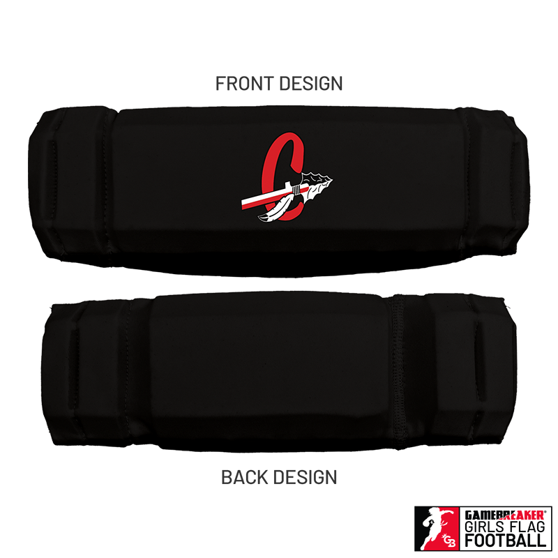 Cherokee - Cherokee Recreation & Parks Youth Girls Flag Football :: AURA Headband with Free Cinch Pack and GameBreaker Lip Protector Mouthpiece