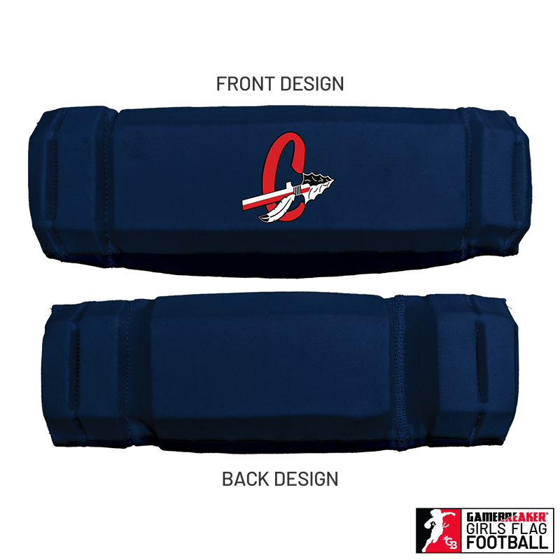 Cherokee - Cherokee Recreation & Parks Youth Girls Flag Football :: AURA Headband with Free Cinch Pack and GameBreaker Lip Protector Mouthpiece