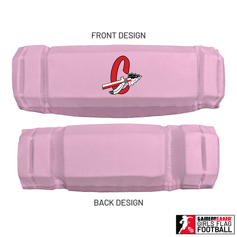 Cherokee - Cherokee Recreation & Parks Youth Girls Flag Football :: AURA Headband with Free Cinch Pack and GameBreaker Lip Protector Mouthpiece
