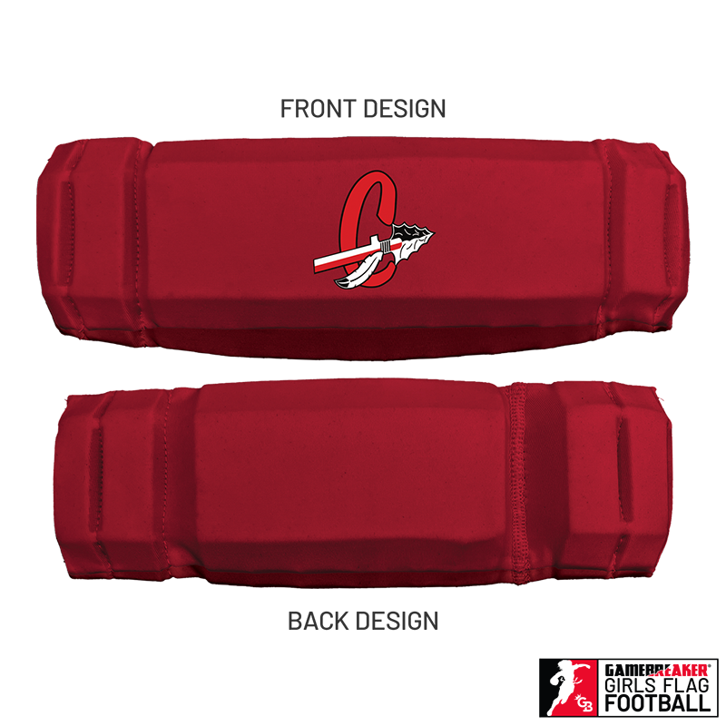 Cherokee Recreation & Parks Youth Girls Flag Football :: AURA Headband with Free Cinch Pack and GameBreaker Lip Protector Mouthpiece