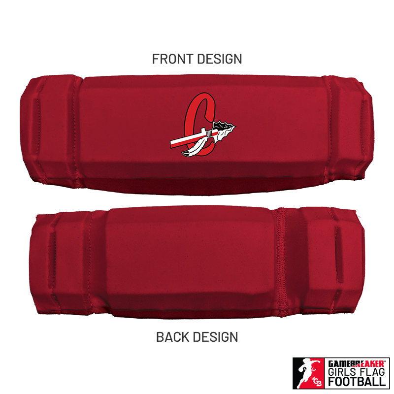 Cherokee - Cherokee Recreation & Parks Youth Girls Flag Football :: AURA Headband with Free Cinch Pack and GameBreaker Lip Protector Mouthpiece