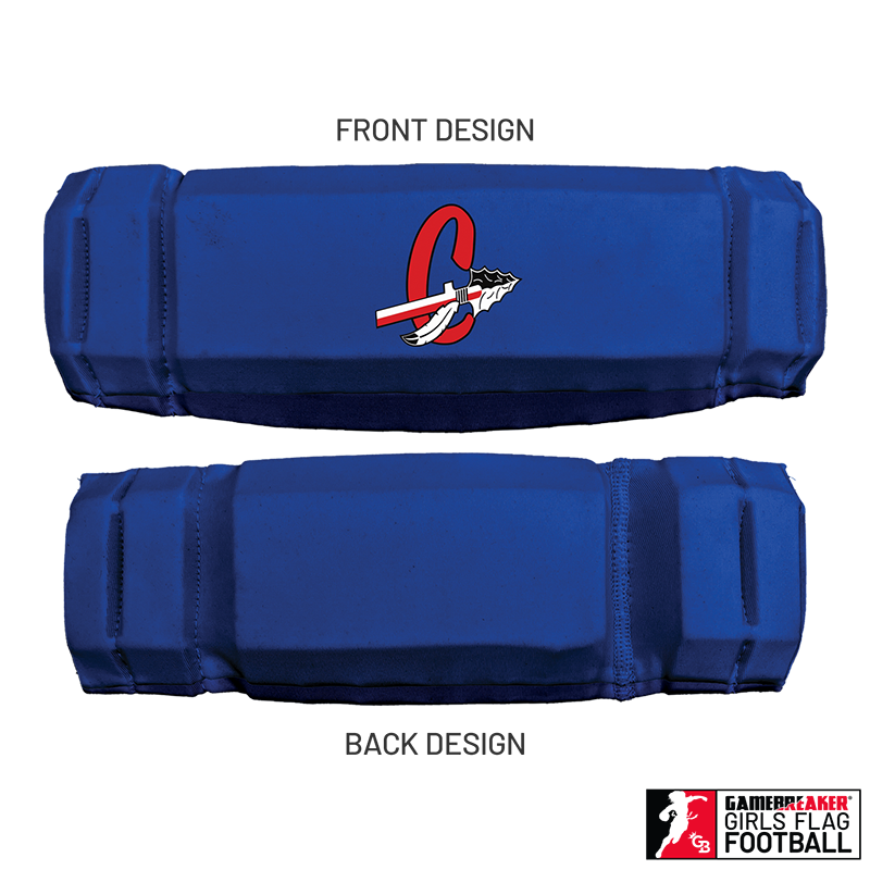 Cherokee Recreation & Parks Youth Girls Flag Football :: AURA Headband with Free Cinch Pack and GameBreaker Lip Protector Mouthpiece