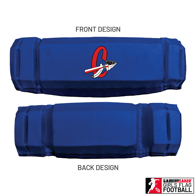 Cherokee - Cherokee Recreation & Parks Youth Girls Flag Football :: AURA Headband with Free Cinch Pack and GameBreaker Lip Protector Mouthpiece