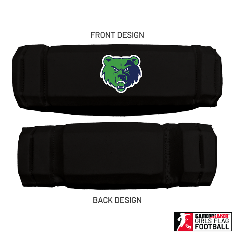 Creekview - Cherokee Recreation & Parks Youth Girls Flag Football :: AURA Headband with Free Cinch Pack and GameBreaker Lip Protector Mouthpiece