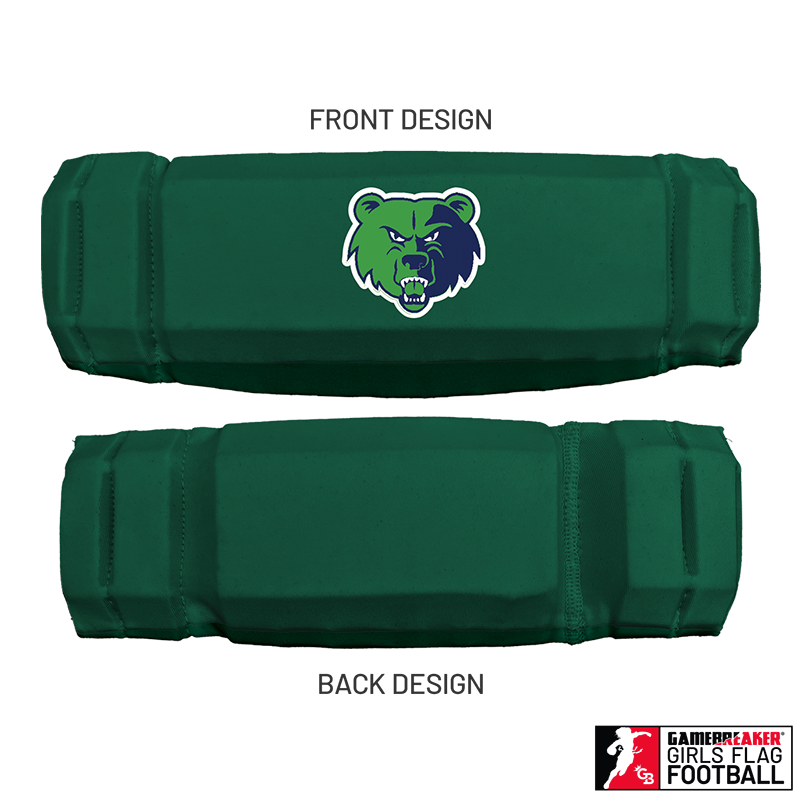 Creekview - Cherokee Recreation & Parks Youth Girls Flag Football :: AURA Headband with Free Cinch Pack and GameBreaker Lip Protector Mouthpiece