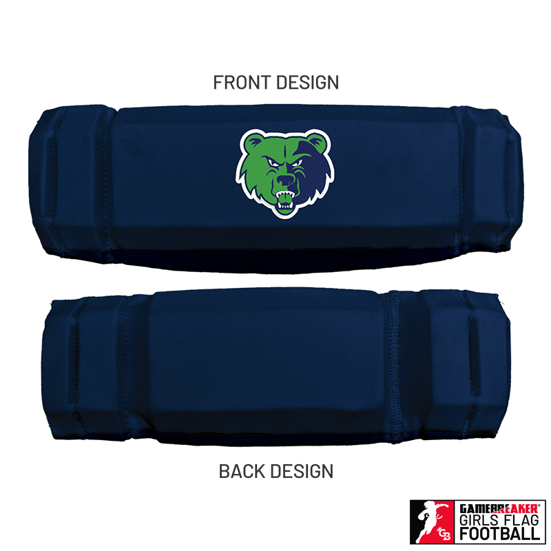 Cherokee Recreation & Parks Youth Girls Flag Football :: AURA Headband with Free Cinch Pack and GameBreaker Lip Protector Mouthpiece