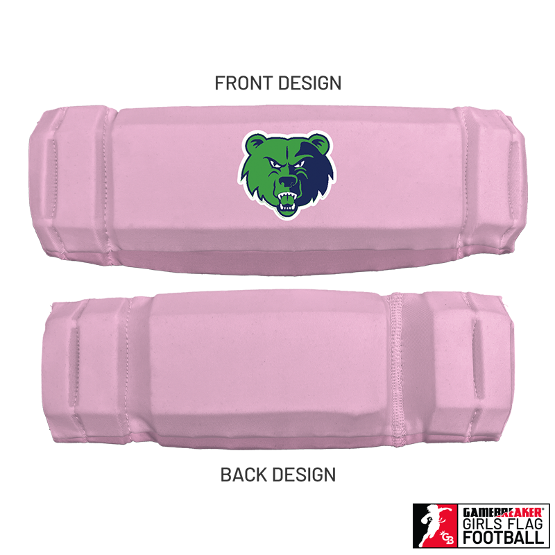 Creekview - Cherokee Recreation & Parks Youth Girls Flag Football :: AURA Headband with Free Cinch Pack and GameBreaker Lip Protector Mouthpiece