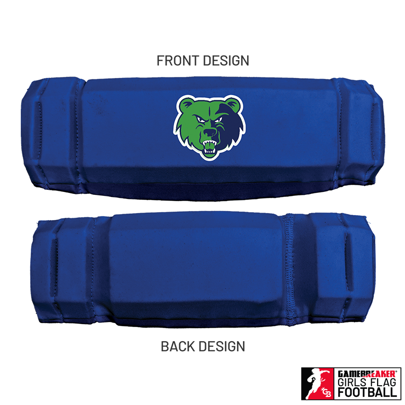 Creekview - Cherokee Recreation & Parks Youth Girls Flag Football :: AURA Headband with Free Cinch Pack and GameBreaker Lip Protector Mouthpiece