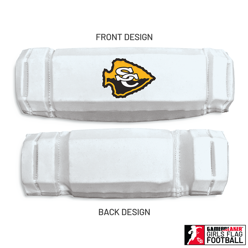 Sequoyah - Cherokee Recreation & Parks Youth Girls Flag Football :: AURA Headband with Free Cinch Pack and GameBreaker Lip Protector Mouthpiece