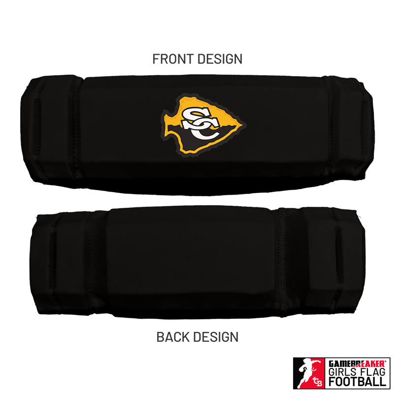 Sequoyah - Cherokee Recreation & Parks Youth Girls Flag Football :: AURA Headband with Free Cinch Pack and GameBreaker Lip Protector Mouthpiece