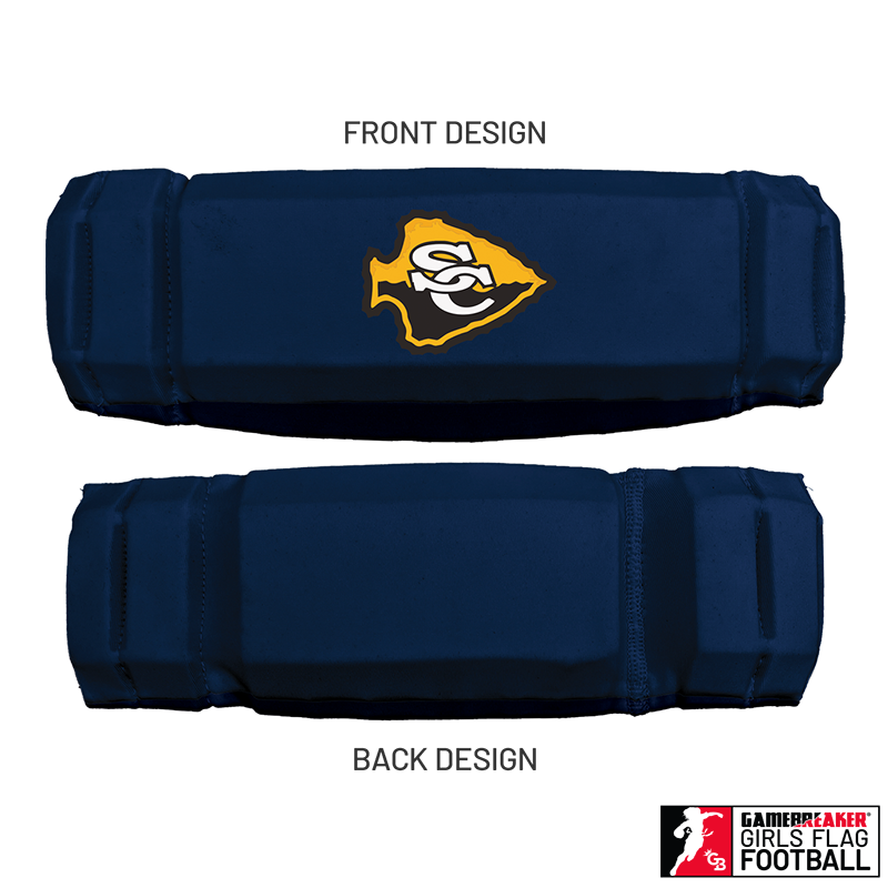Sequoyah - Cherokee Recreation & Parks Youth Girls Flag Football :: AURA Headband with Free Cinch Pack and GameBreaker Lip Protector Mouthpiece