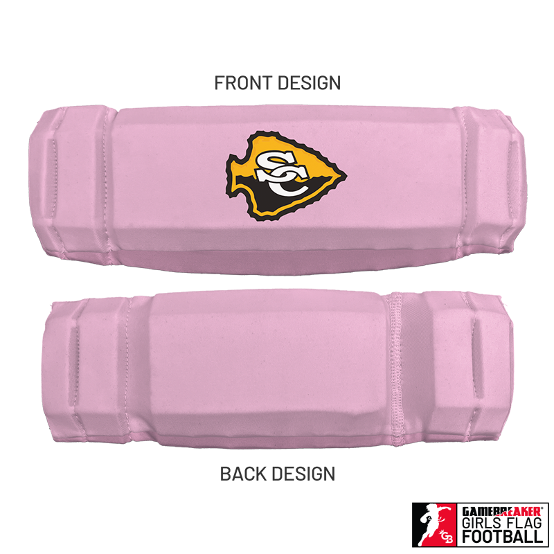 Sequoyah - Cherokee Recreation & Parks Youth Girls Flag Football :: AURA Headband with Free Cinch Pack and GameBreaker Lip Protector Mouthpiece