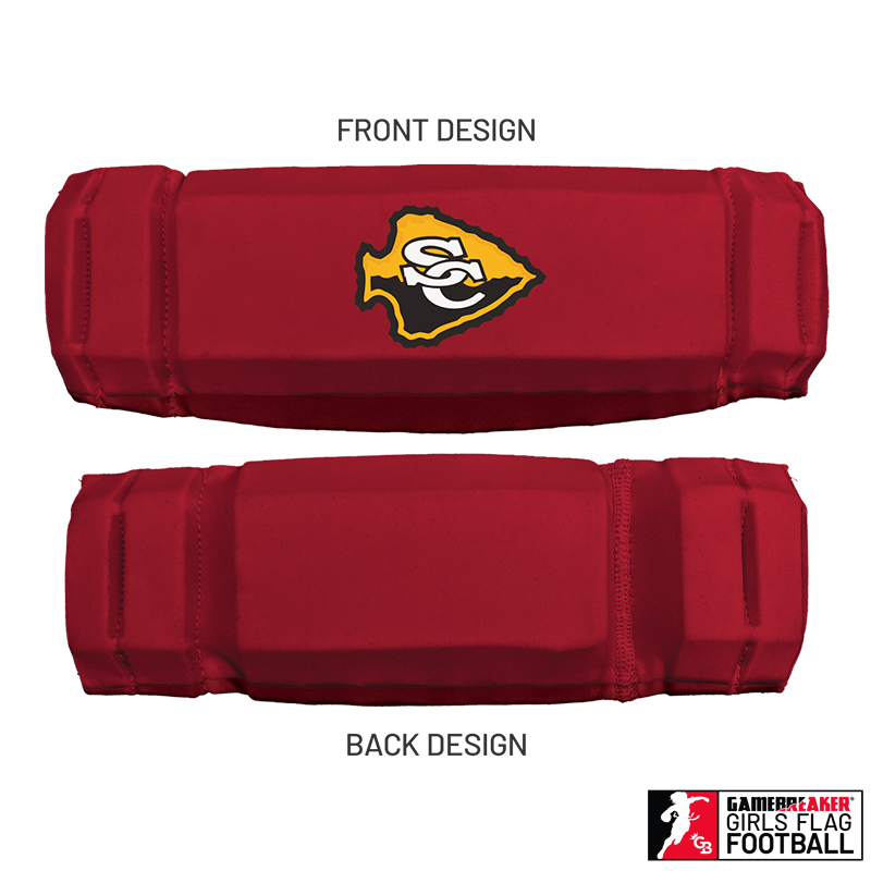 Sequoyah - Cherokee Recreation & Parks Youth Girls Flag Football :: AURA Headband with Free Cinch Pack and GameBreaker Lip Protector Mouthpiece