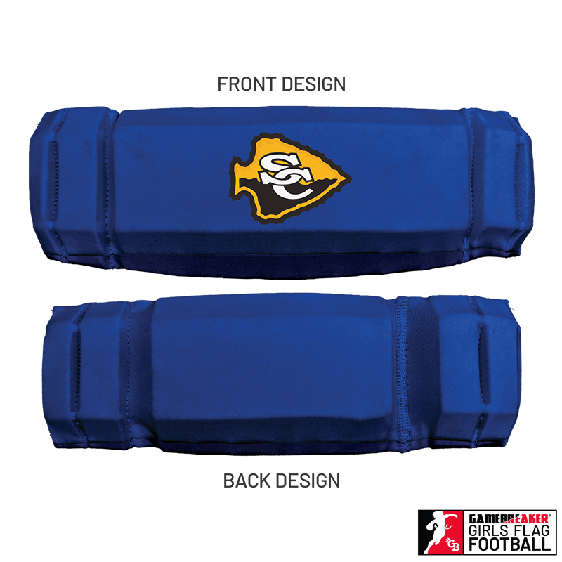 Sequoyah - Cherokee Recreation & Parks Youth Girls Flag Football :: AURA Headband with Free Cinch Pack and GameBreaker Lip Protector Mouthpiece