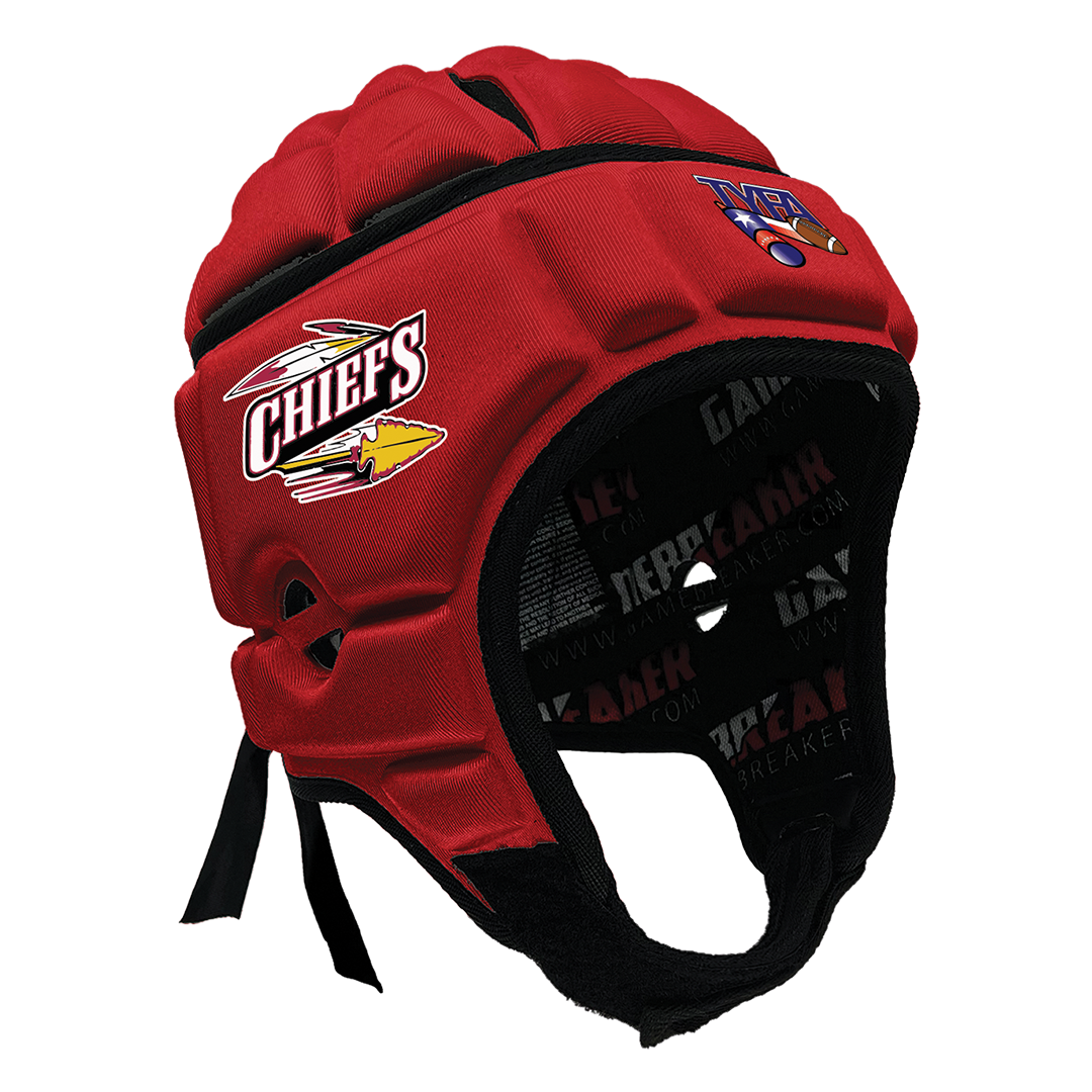 CTX Chiefs - TYFA :: GameBreaker or GameBreaker-Pro Headgear with Free Cinch Pack and Lip Protector Mouthguard
