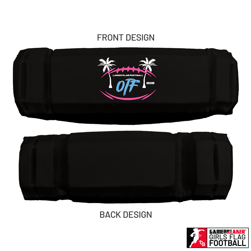 805 Only The Family Ladies Flag Football :: AURA Headband with Free Cinch Pack and GameBreaker Lip Protector Mouthpiece
