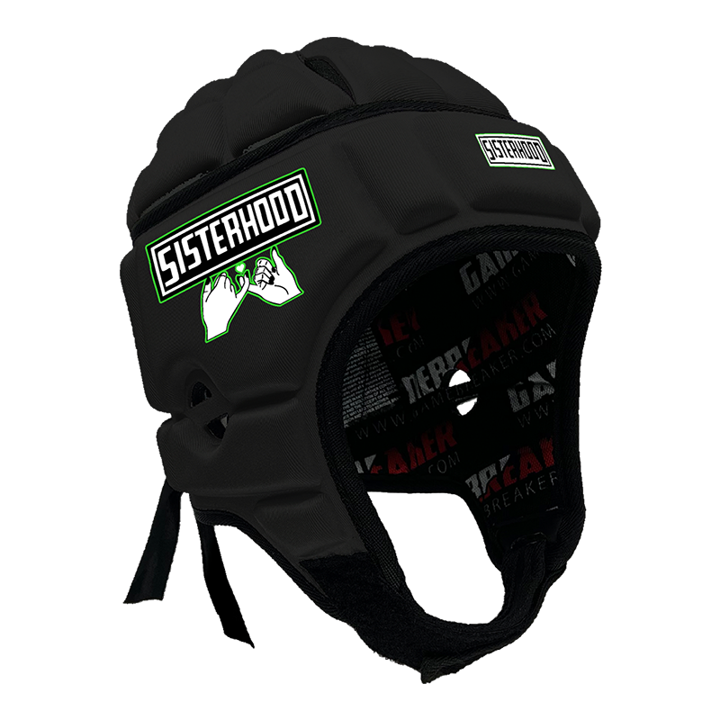 THE SISTERHOOD AZ :: GAMEBREAKER OR GAMEBREAKER-PRO HEADGEAR WITH FREE CINCH PACK AND GAMEBREAKER LIP PROTECTOR MOUTH GUARD