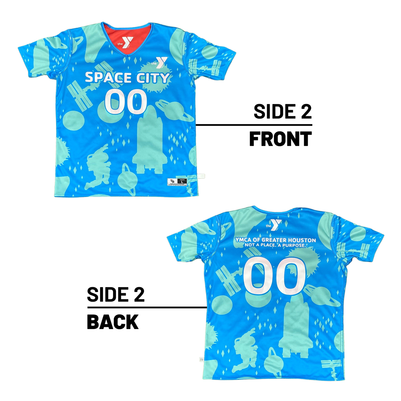 YMCA of Greater Houston :: Lightweight Reversible Multi-Sport Jersey