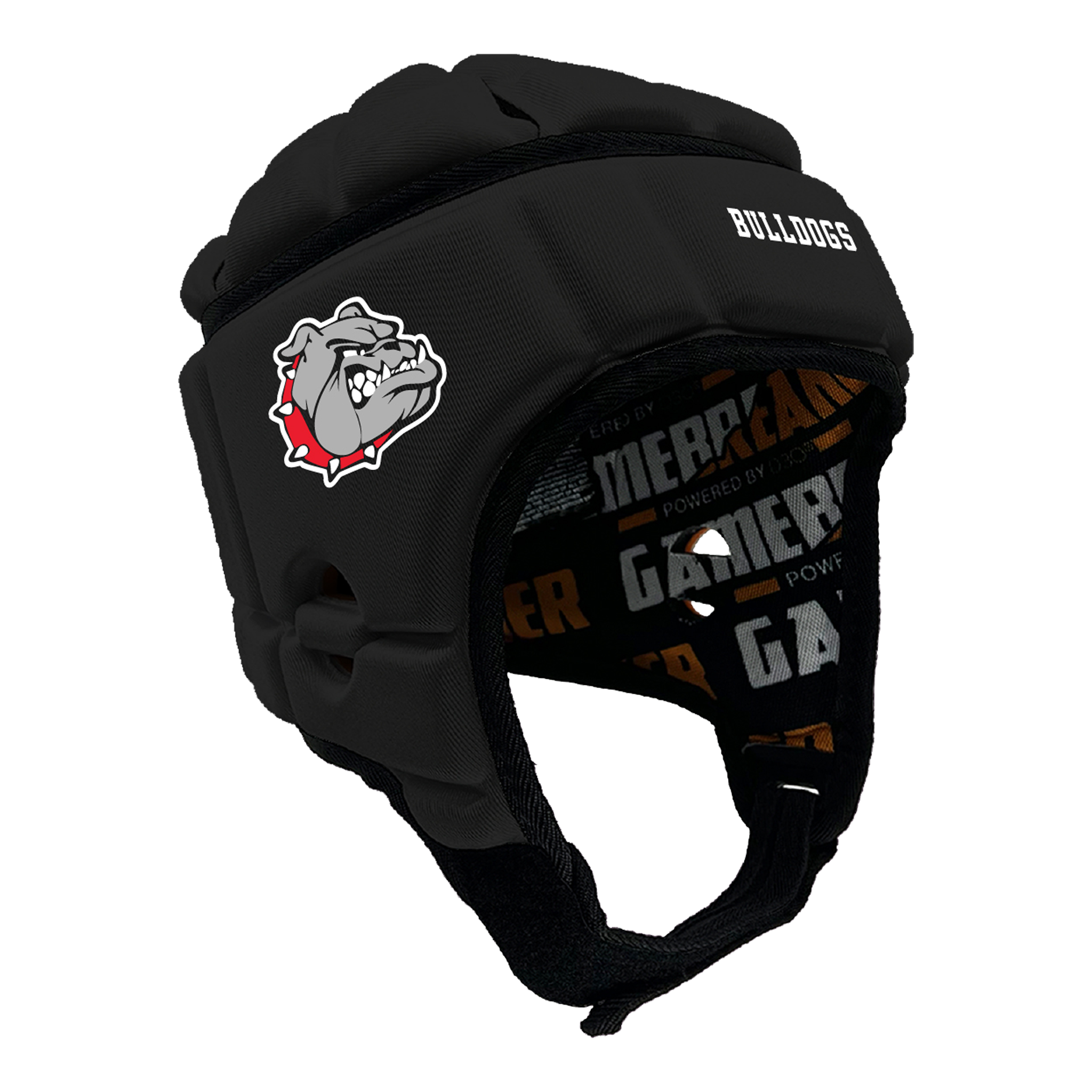 Bedford Bulldogs :: GameBreaker or GameBreaker-Pro Headgear with Free Cinch Pack