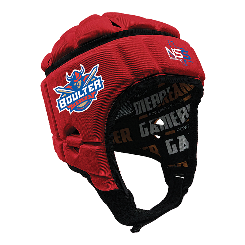 Boulter Vikings :: GameBreaker or GameBreaker-Pro Headgear with Free Cinch Pack and Lip Protector Mouthguard