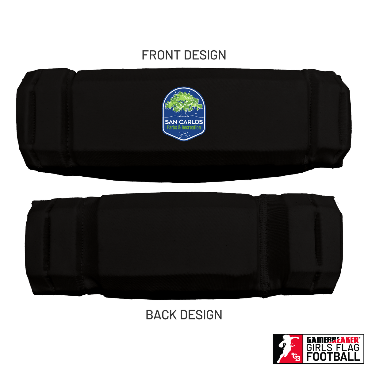 City of San Carlos Flag Football :: AURA Headband with Free Cinch Pack and Lip Protector Mouthguard
