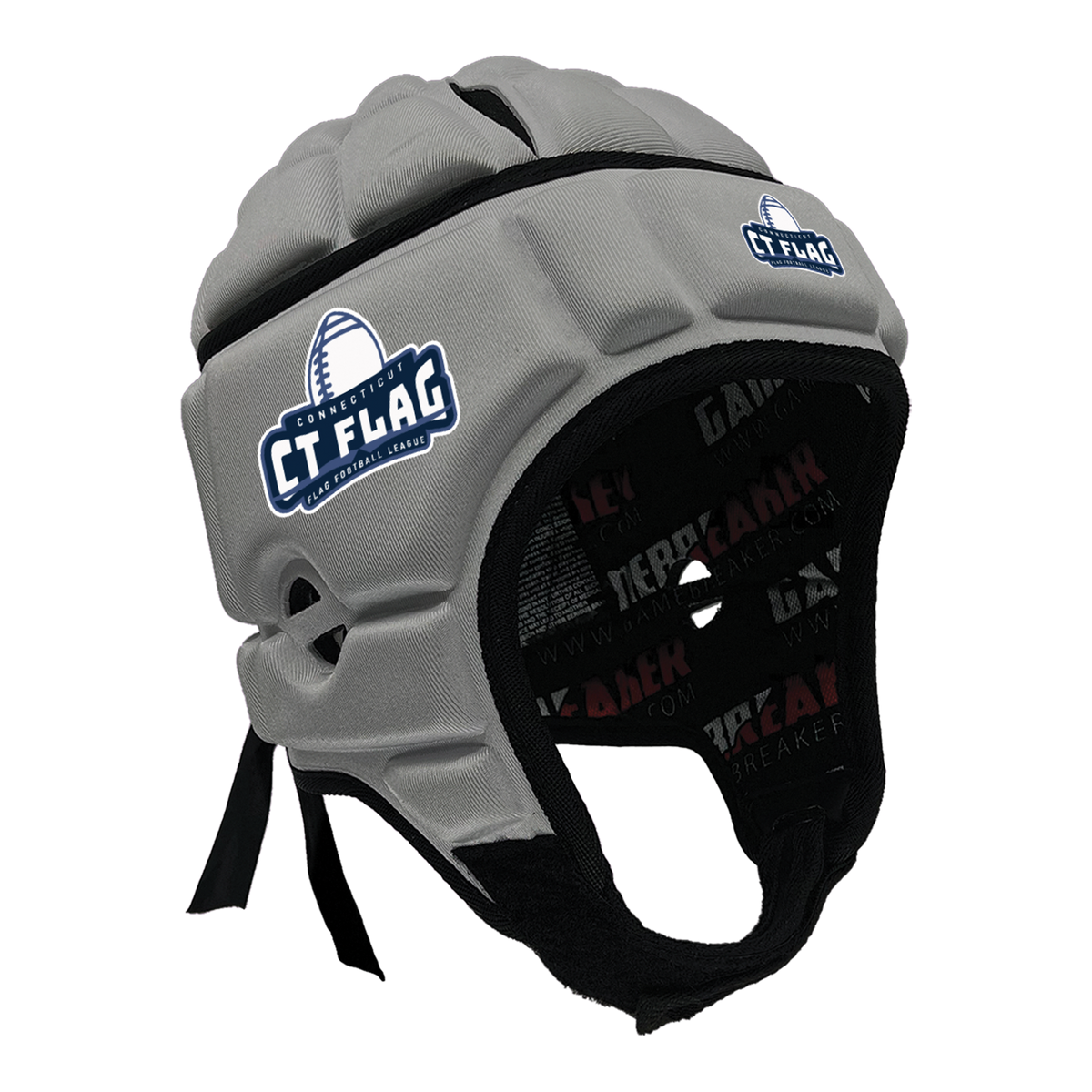 Connecticut Flag Football League :: GameBreaker or GameBreaker-Pro Headgear with Free Cinch Pack and Gamebreaker Lip Protector Mouthpiece