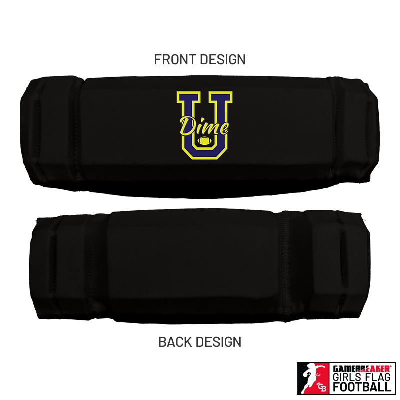 Dime U Girl's Flag Football :: Aura Headband With Free Cinch Pack And Gamebreaker Lip Protector Mouthpiece