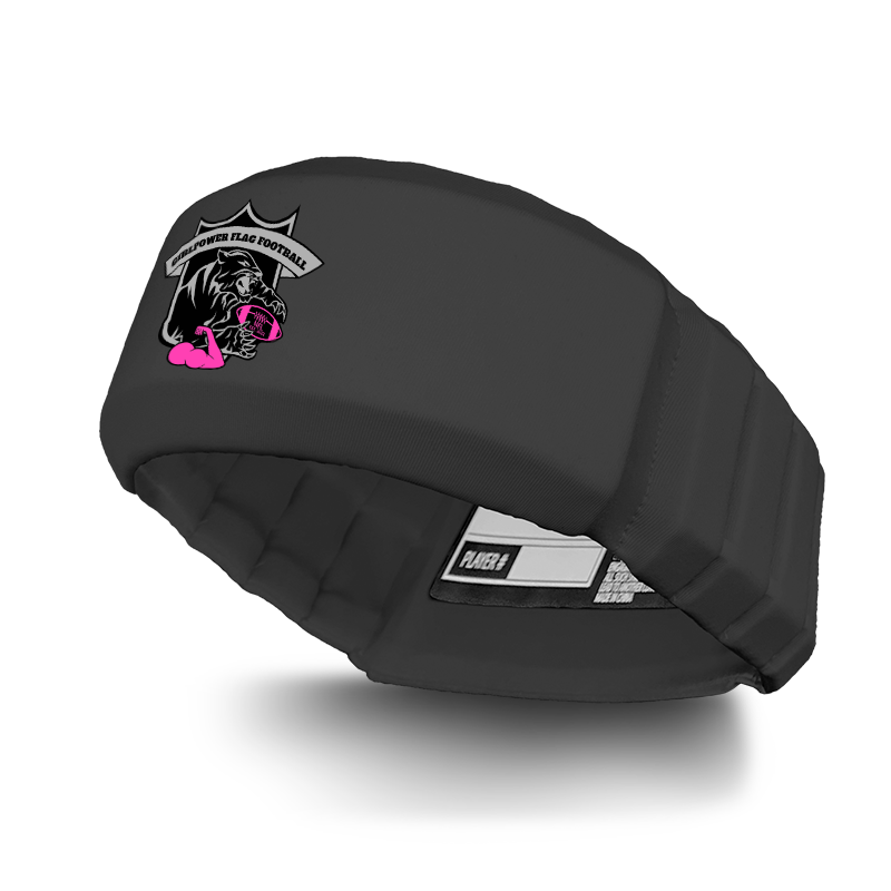 GIRLPOWER FLAG FOOTBALL :: AURA HEADBAND WITH FREE CINCH PACK AND LIP PROTECTOR MOUTH PIECE
