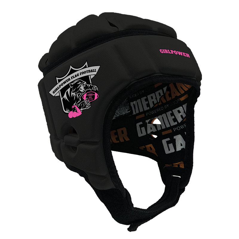 Girlpower Flag Football :: GameBreaker or GameBreaker-Pro Headgear With Free Cinch Pack And Gamebreaker Lip Protector Mouth Guard