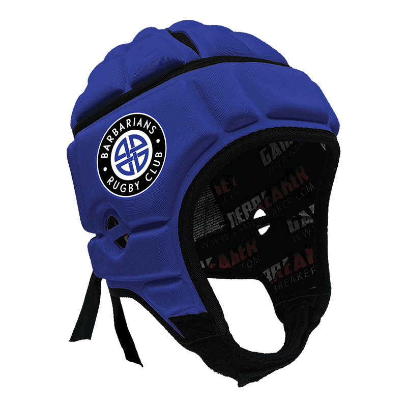 Barbarians Rugby Club :: GameBreaker or GameBreaker-Pro Headgear with Free Cinch Pack
