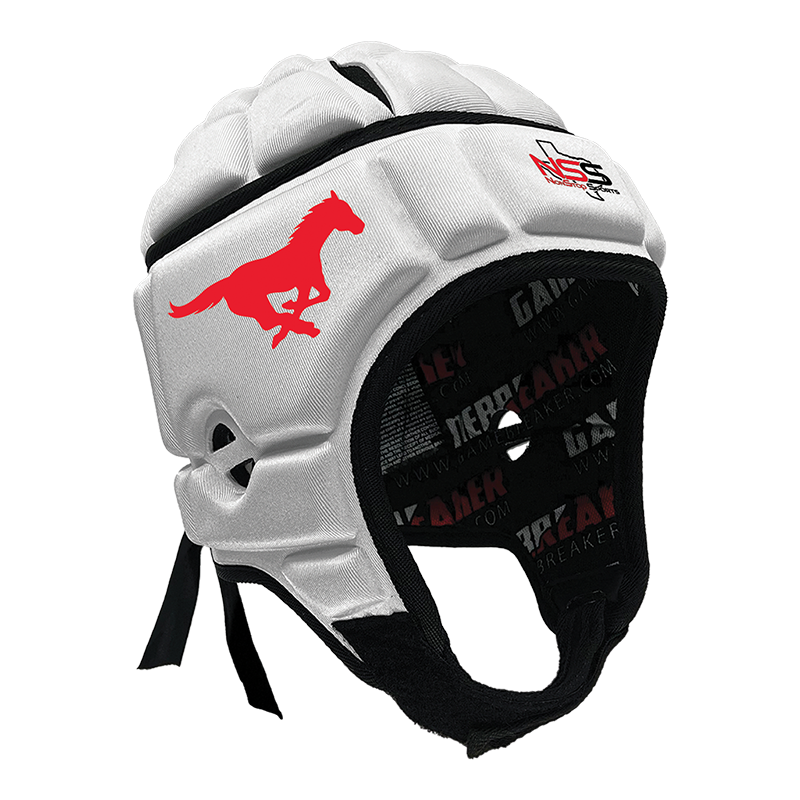 Moore Mustangs :: GameBreaker or GameBreaker-Pro Headgear with Free Cinch Pack and Lip Protector Mouthguard
