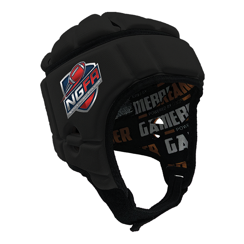 NGFA CoEd Flag Football :: GameBreaker or GameBreaker-Pro Headgear with Free Cinch Pack and Lip Protector Mouthguard