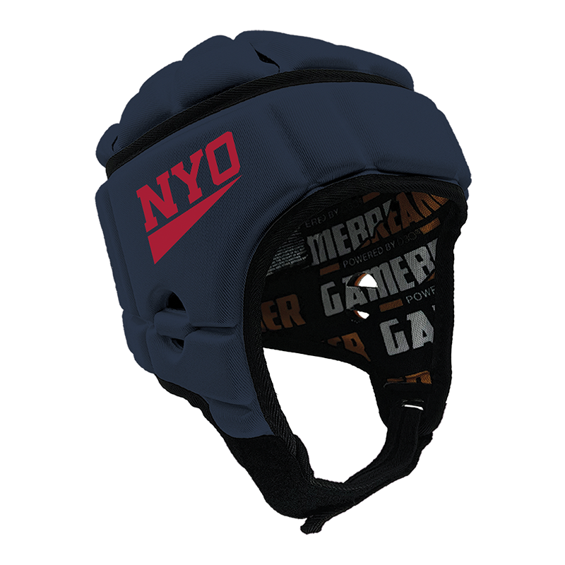 NYO Flag Football :: GameBreaker or GameBreaker-Pro Headgear with Free Custom Cinch Pack and Lip Protector Mouthguard
