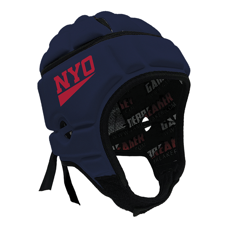 NYO Flag Football :: GameBreaker or GameBreaker-Pro Headgear with Free Custom Cinch Pack and Lip Protector Mouthguard
